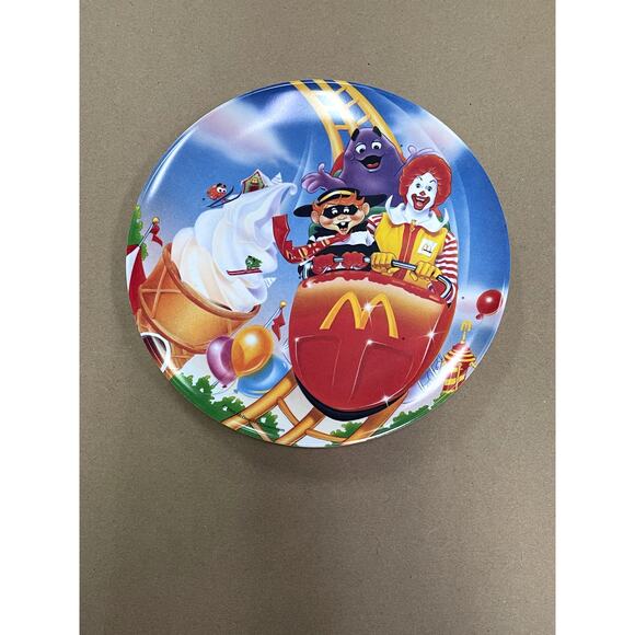 Set of 4 1993  McDonald's Amusement Park plates - Picture 5 of 8